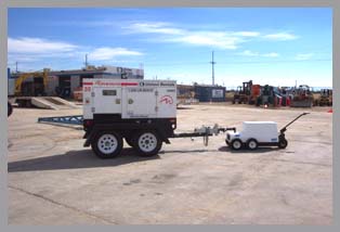 monster cart mules pull Heavy generators